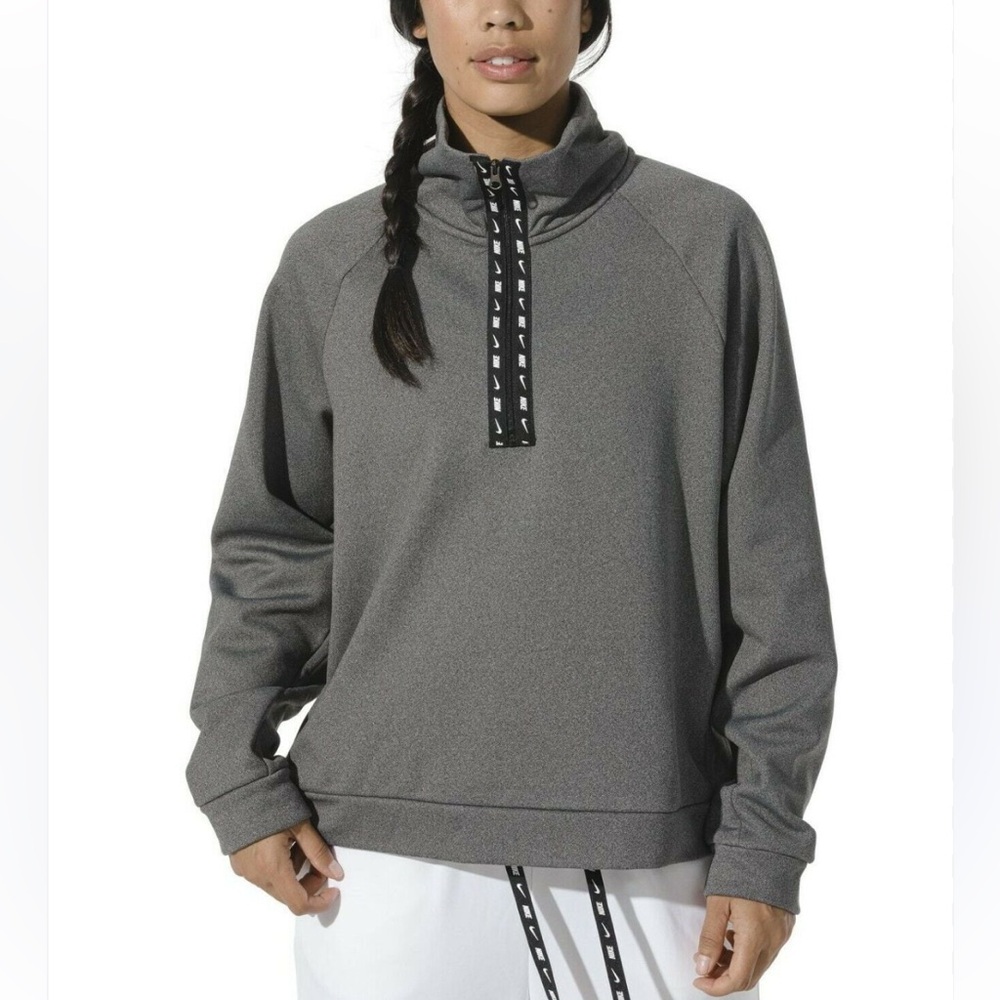 Nike 3/4 zip sweatshirt - gray